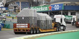 Verzögerung bei Frachtlieferungen: F1 hält an Zeitplan für Brasilien-GP fest