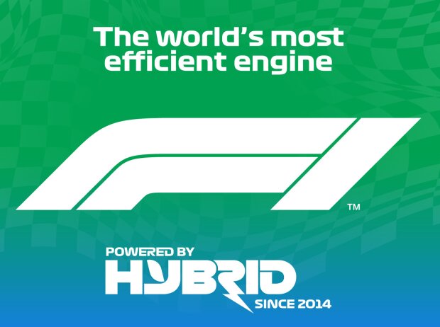 Titel-Bild zur News: F1-Logo: Der effizienteste Motor der Welt, powered by Hybrid seit 2014