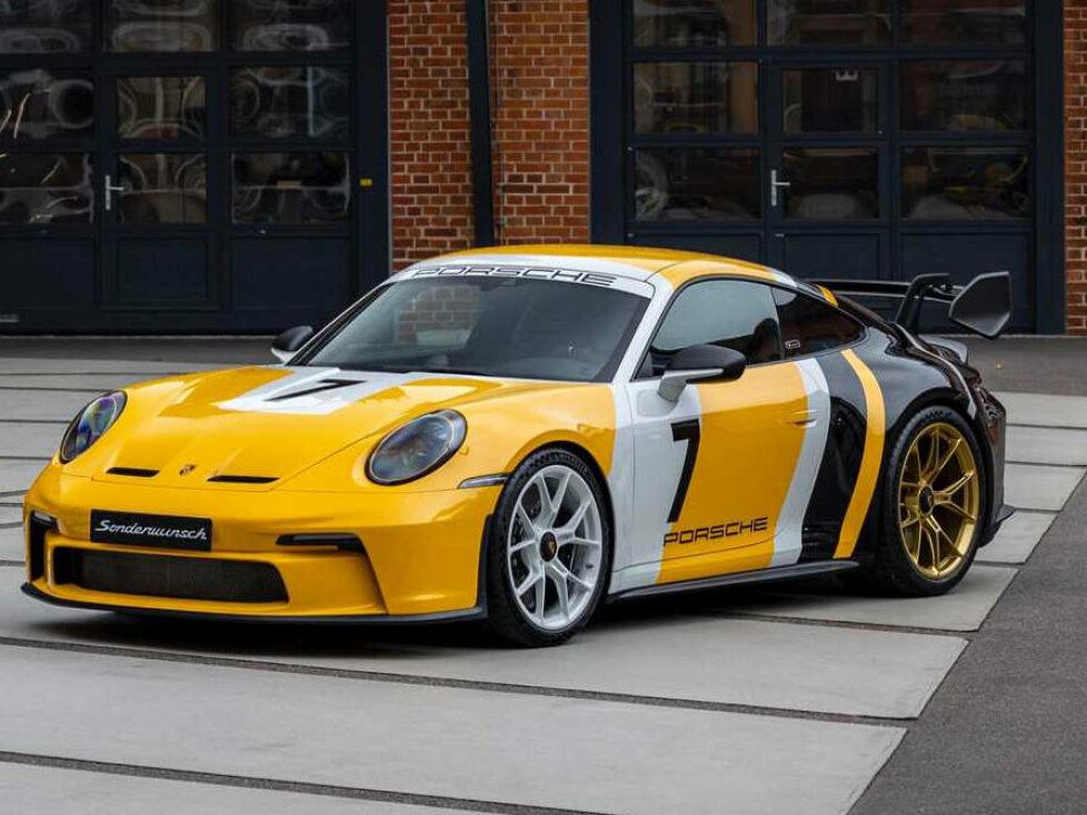 Porsche 911 GT3 in Anlehnung an das 956 Le-Mans-Siegerfahrzeug von 1985