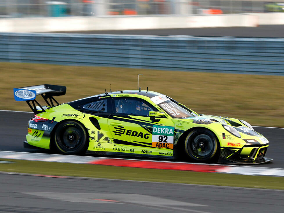 Mathieu Jaminet und Michael Ammermüller (SSR Performance) beim Rennen des ADAC GT Masters 2021 auf dem Nürburgring