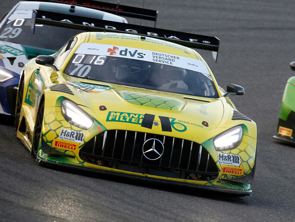 Raffaele Marciello und Maximilian Buhk (Landgraf-HTP/WWR) beim Rennen des ADAC GT Masters auf dem Nürburgring 2021
