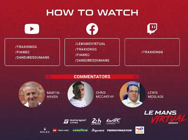 Die Action der virtuellen Le-Mans-Serie lässt sich auf Social Media live verfolgen Titel-Bild zur News: Die Action der virtuellen Le-Mans-Serie lässt sich auf Social Media live verfolgen