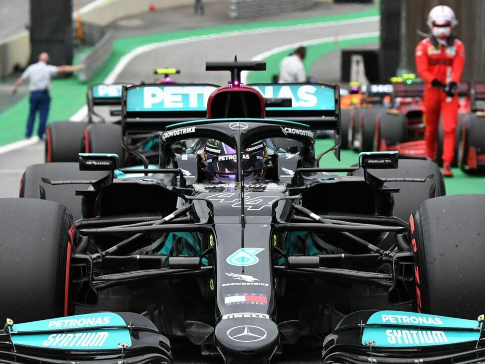 Lewis Hamilton im Mercedes W12 beim Grand Prix in Brasilien 2021