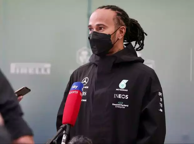Lewis Hamilton im Interview mit Sky Titel-Bild zur News: Lewis Hamilton im Interview mit Sky
