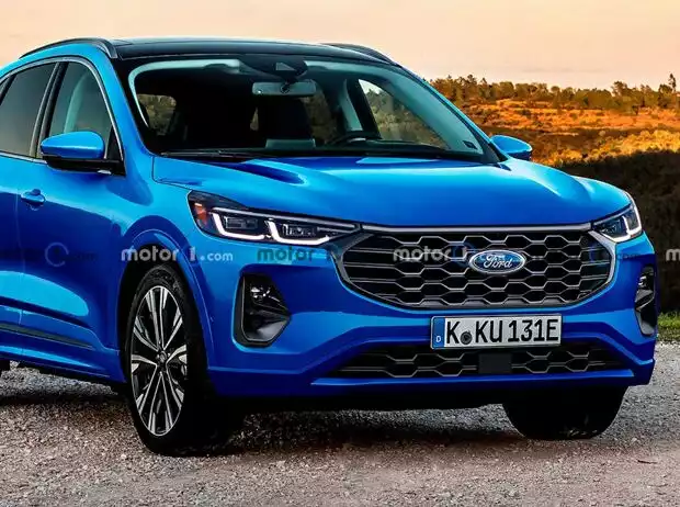 Ford Kuga / Escape Facelift Rendering Titel-Bild zur News: Ford Kuga / Escape Facelift Rendering