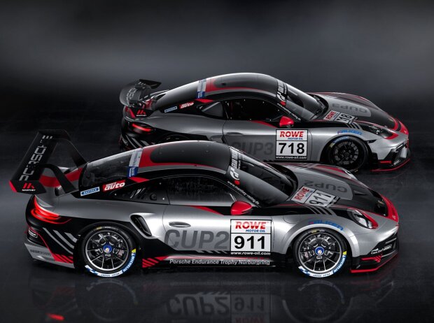 Titel-Bild zur News: Rennfahrzeuge der Porsche-Endurance-Trophy 2022