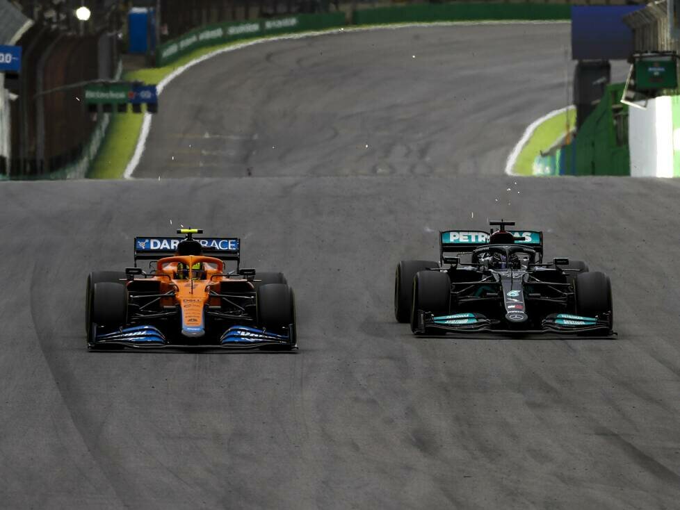 Lando Norris, Lewis Hamilton