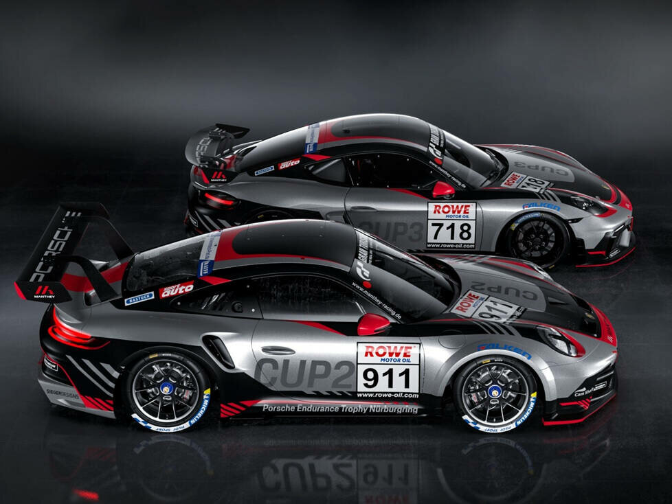 Rennfahrzeuge der Porsche-Endurance-Trophy 2022