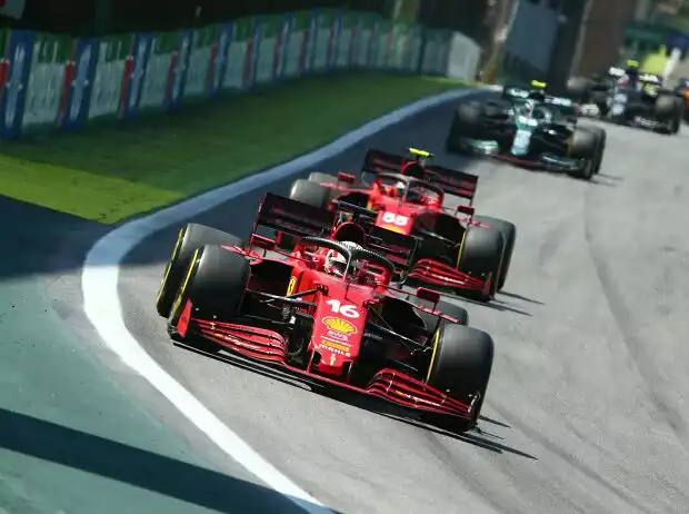 Titel-Bild zur News: Charles Leclerc, Carlos Sainz