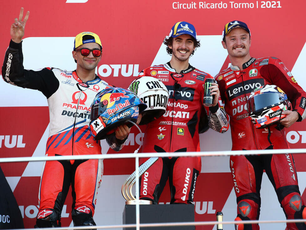 Johann Zarco, Francesco Bagnaia, Jack Miller