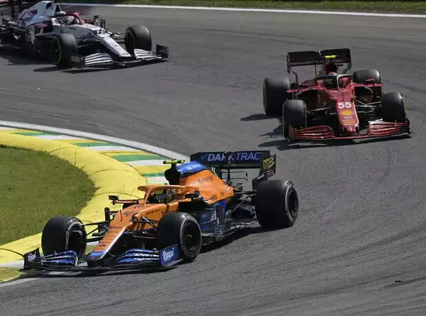 Lando Norris, Carlos Sainz, Antonio Giovinazzi Titel-Bild zur News: Lando Norris, Carlos Sainz, Antonio Giovinazzi
