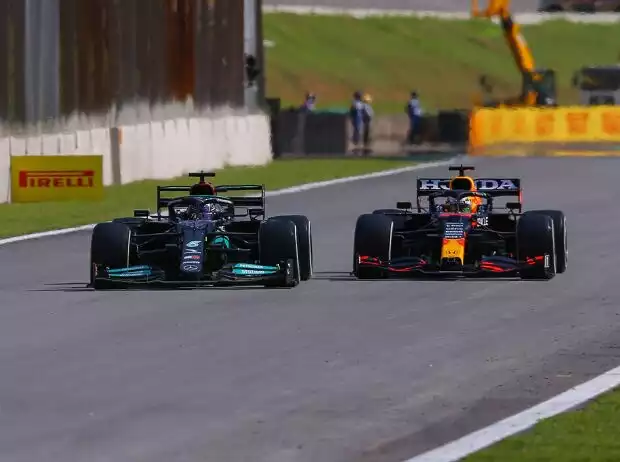 Lewis Hamilton, Max Verstappen Titel-Bild zur News: Lewis Hamilton, Max Verstappen