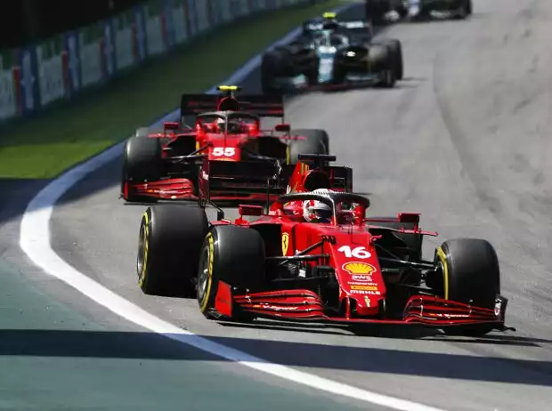 Titel-Bild zur News: Charles Leclerc, Carlos Sainz
