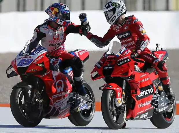 Francesco Bagnaia, Jorge Martin Titel-Bild zur News: Francesco Bagnaia, Jorge Martin