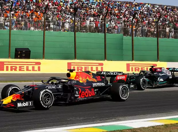 Max Verstappen, Lewis Hamilton Titel-Bild zur News: Max Verstappen, Lewis Hamilton
