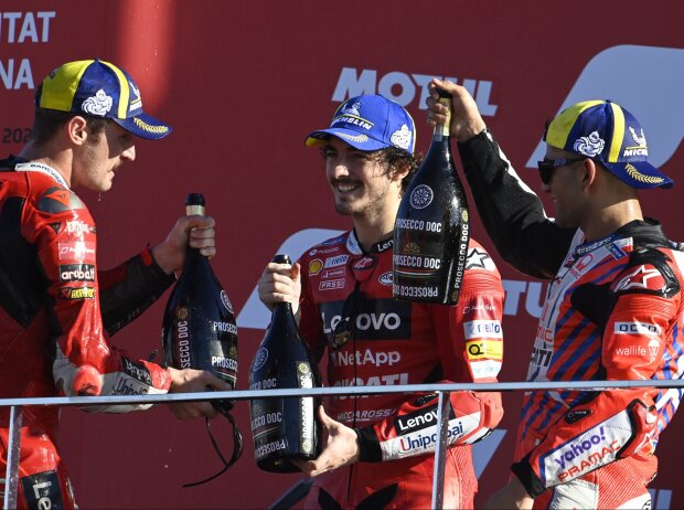 Francesco Bagnaia, Jorge Martin, Jack Miller