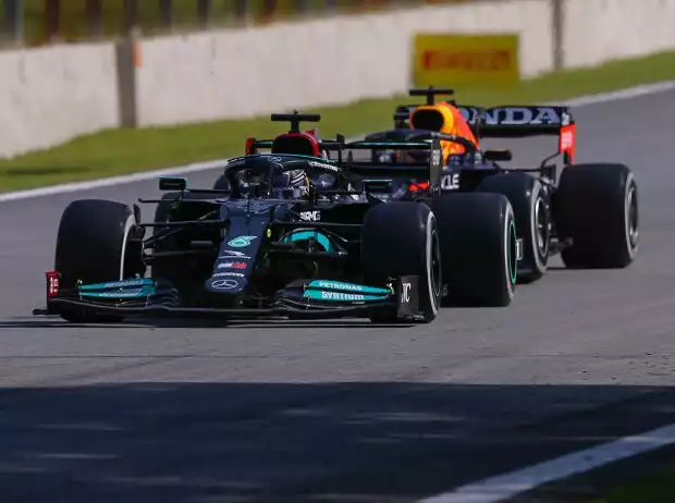 Lewis Hamilton, Max Verstappen Titel-Bild zur News: Lewis Hamilton, Max Verstappen