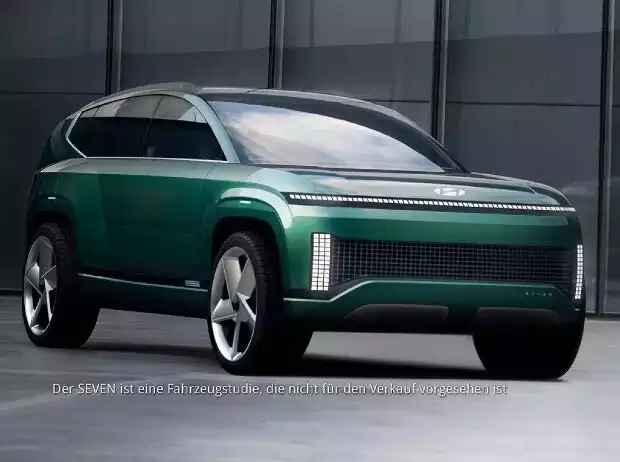 Das elektrische Konzeptfahrzeug Hyundai SEVEN gibt einen Ausblick auf zukünftige Modell Titel-Bild zur News: Das elektrische Konzeptfahrzeug Hyundai SEVEN gibt einen Ausblick auf zukünftige Modell