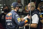 Max Verstappen (Red Bull) und Helmut Marko 