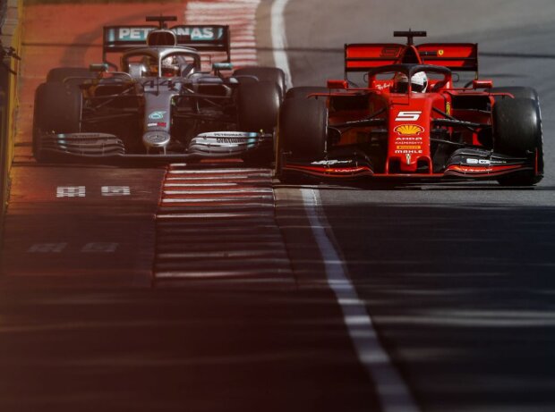 Sebastian Vettel, Lewis Hamilton