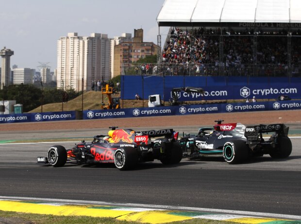 Titel-Bild zur News: Max Verstappen, Lewis Hamilton