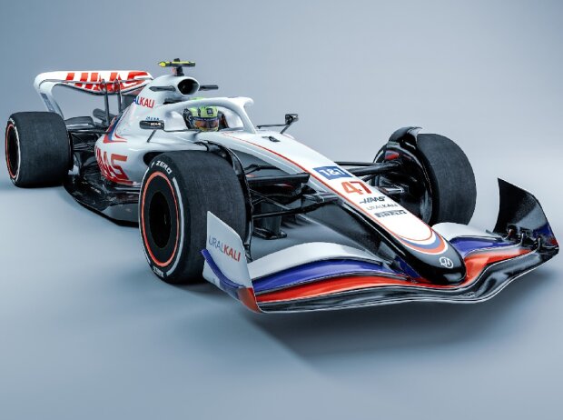 Titel-Bild zur News: Designstudie für das Formel-1-Auto 2022 von Haas für Mick Schumacher