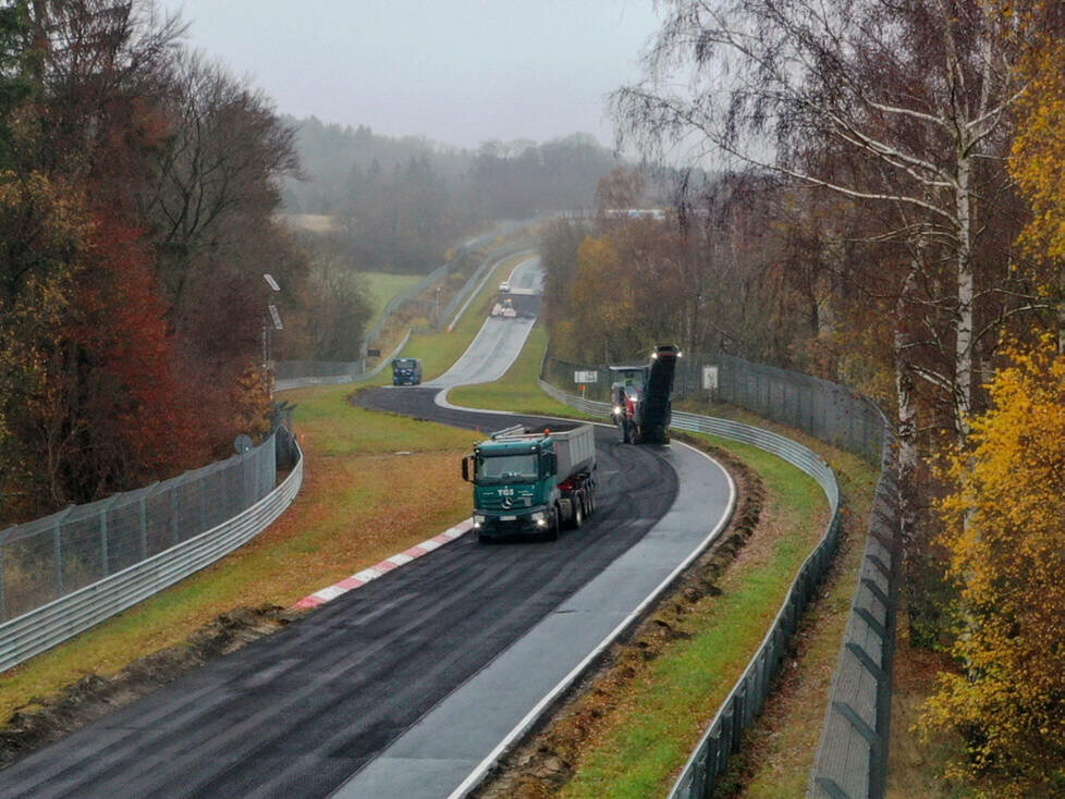 Nürburgring, Nordschleife, Neu-Asphaltierung