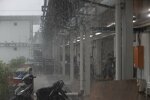 Regenchaos in Indonesien