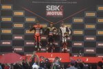 Scott Redding, Jonathan Rea und Michael van der Mark 