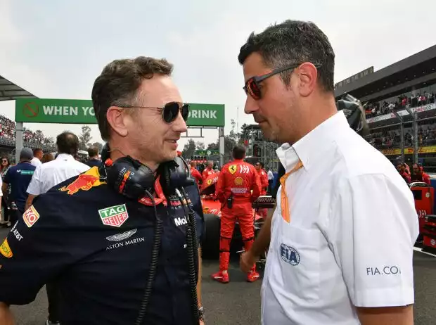 Christian Horner und Michael Masi Titel-Bild zur News: Christian Horner und Michael Masi