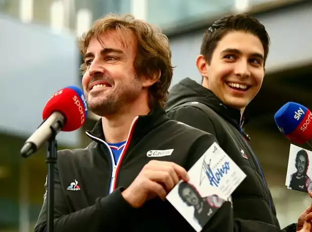 Fernando Alonso, Esteban Ocon Titel-Bild zur News: Fernando Alonso, Esteban Ocon