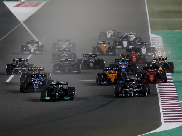 Titel-Bild zur News: Lewis Hamilton, Pierre Gasly, Fernando Alonso, Lando Norris, Carlos Sainz