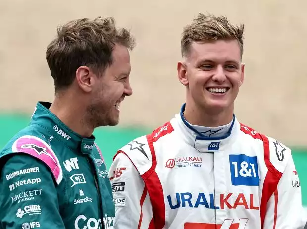 Sebastian Vettel, Mick Schumacher Titel-Bild zur News: Sebastian Vettel, Mick Schumacher
