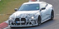 BMW M4 CSL Erlkönigbilder Mitte Oktober 2021