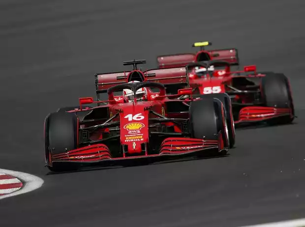 Titel-Bild zur News: Charles Leclerc, Carlos Sainz