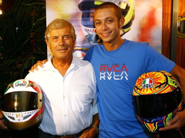 Titel-Bild zur News: Giaxomo Agostini, Valentino Rossi