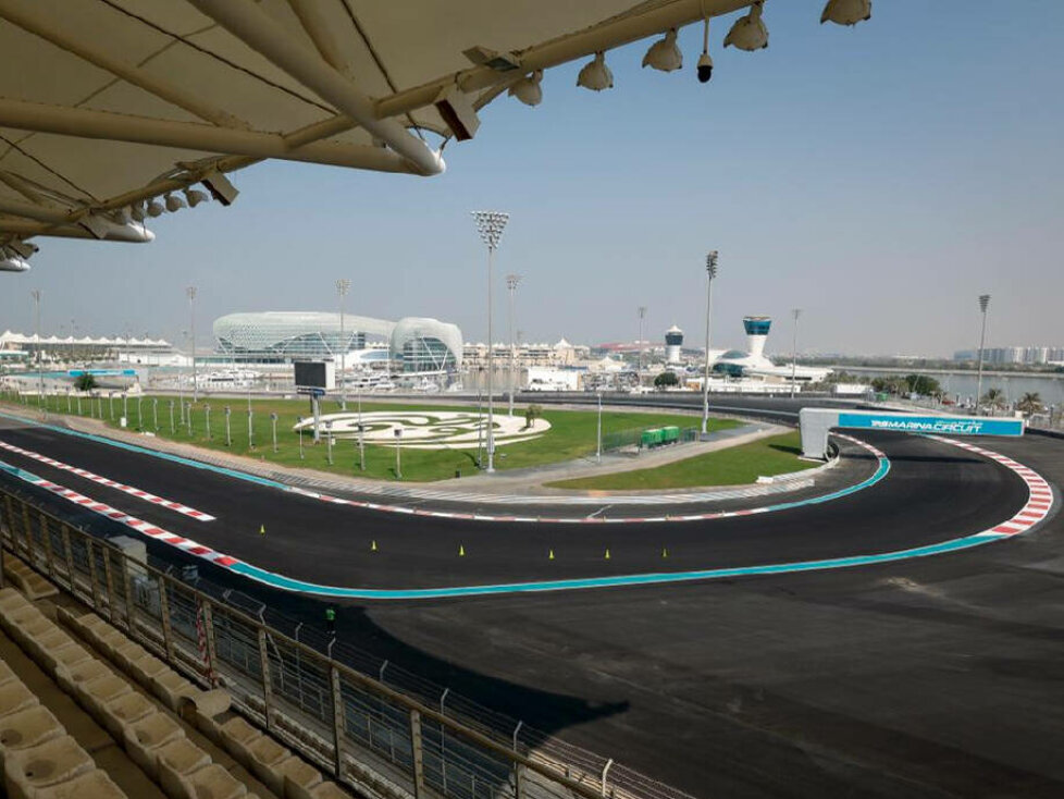 Die neue Kurve 9 in Abu Dhabi