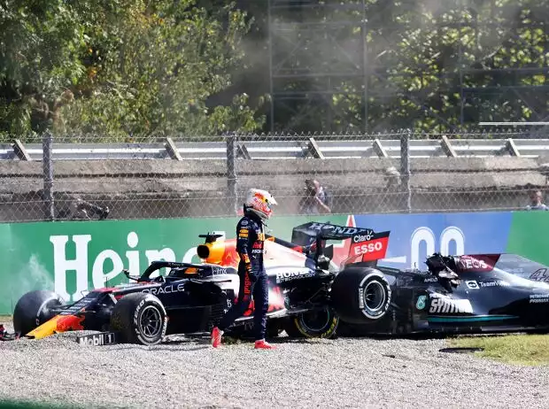 Max Verstappen, Lewis Hamilton Titel-Bild zur News: Max Verstappen, Lewis Hamilton