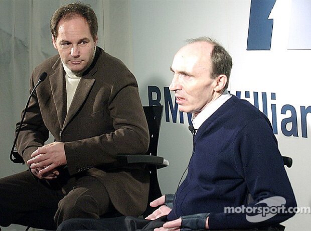 Gerhard Berger, Frank Williams Gerhard Berger, Frank Williams