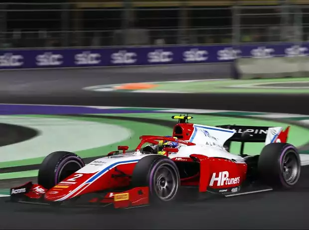 Oscar Piastri beim Qualifying der Formel 2 in Dschidda 2021 Titel-Bild zur News: Oscar Piastri beim Qualifying der Formel 2 in Dschidda 2021