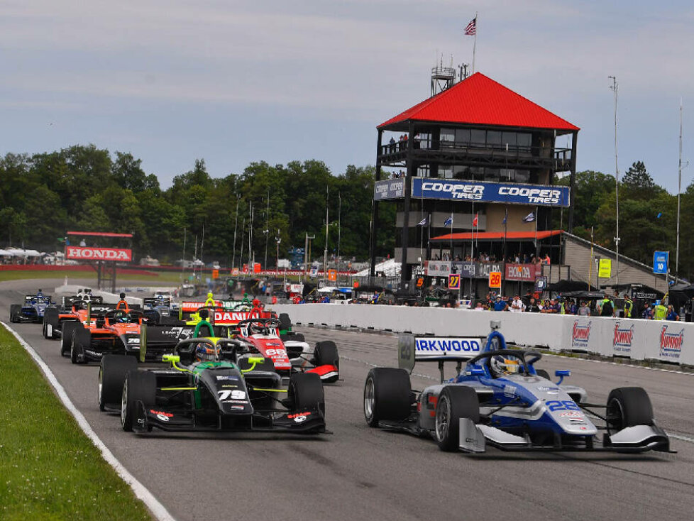 Indy Lights 2021 auf dem Mid-Ohio Sports Car Course