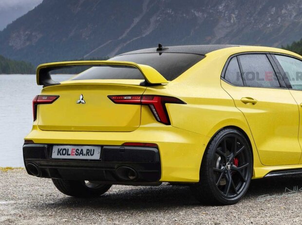 Mitsubishi Lancer Evo Rendering Mitsubishi Lancer Evo Rendering