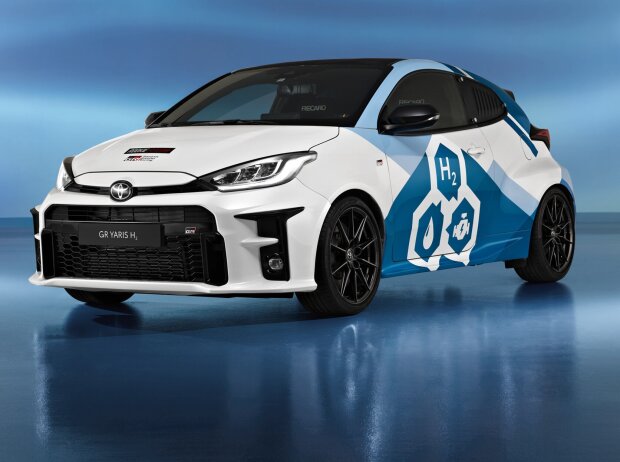 Titel-Bild zur News: Der Toyota GR Yaris H2 ist Teil von Toyotas Wasserstoff-Offensive im Motorsport