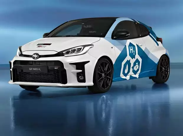 Der Toyota GR Yaris H2 ist Teil von Toyotas Wasserstoff-Offensive im Motorsport Titel-Bild zur News: Der Toyota GR Yaris H2 ist Teil von Toyotas Wasserstoff-Offensive im Motorsport