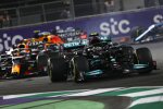 Lewis Hamilton (Mercedes), Valtteri Bottas (Mercedes) und Max Verstappen (Red Bull) 