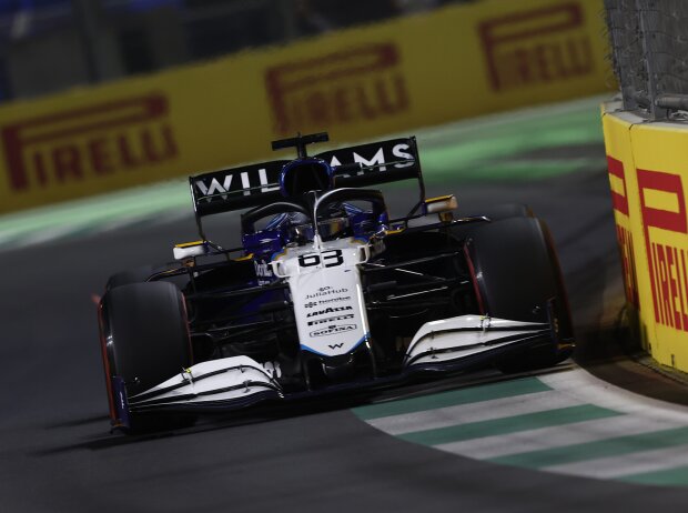 George Russell (Williams FW43B) im Qualifying zum formel-1-Rennen in Saudi-Arabien 2021