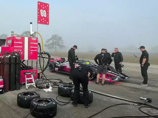 Nyck de Vries beim IndyCar-Test für Meyer Shank Racing in Sebring Titel-Bild zur News: Nyck de Vries beim IndyCar-Test für Meyer Shank Racing in Sebring