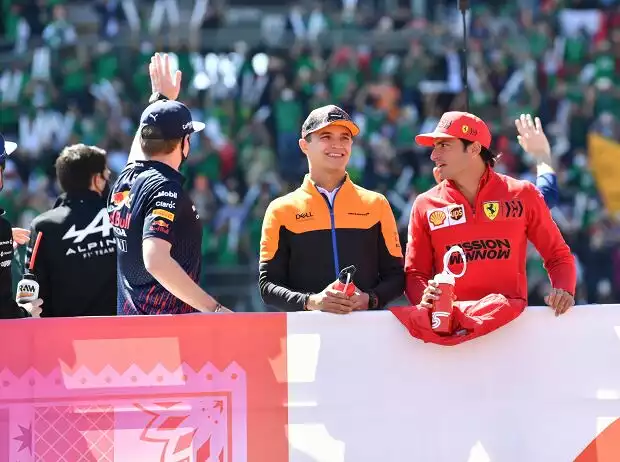 Max Verstappen, Lando Norris, Carlos Sainz Titel-Bild zur News: Max Verstappen, Lando Norris, Carlos Sainz