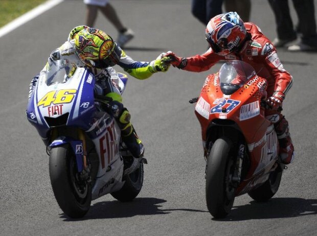 Valentino Rossi, Casey Stoner