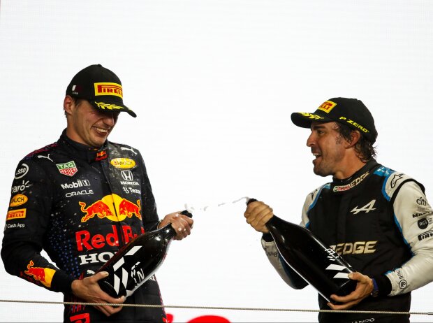 Titel-Bild zur News: Max Verstappen, Fernando Alonso